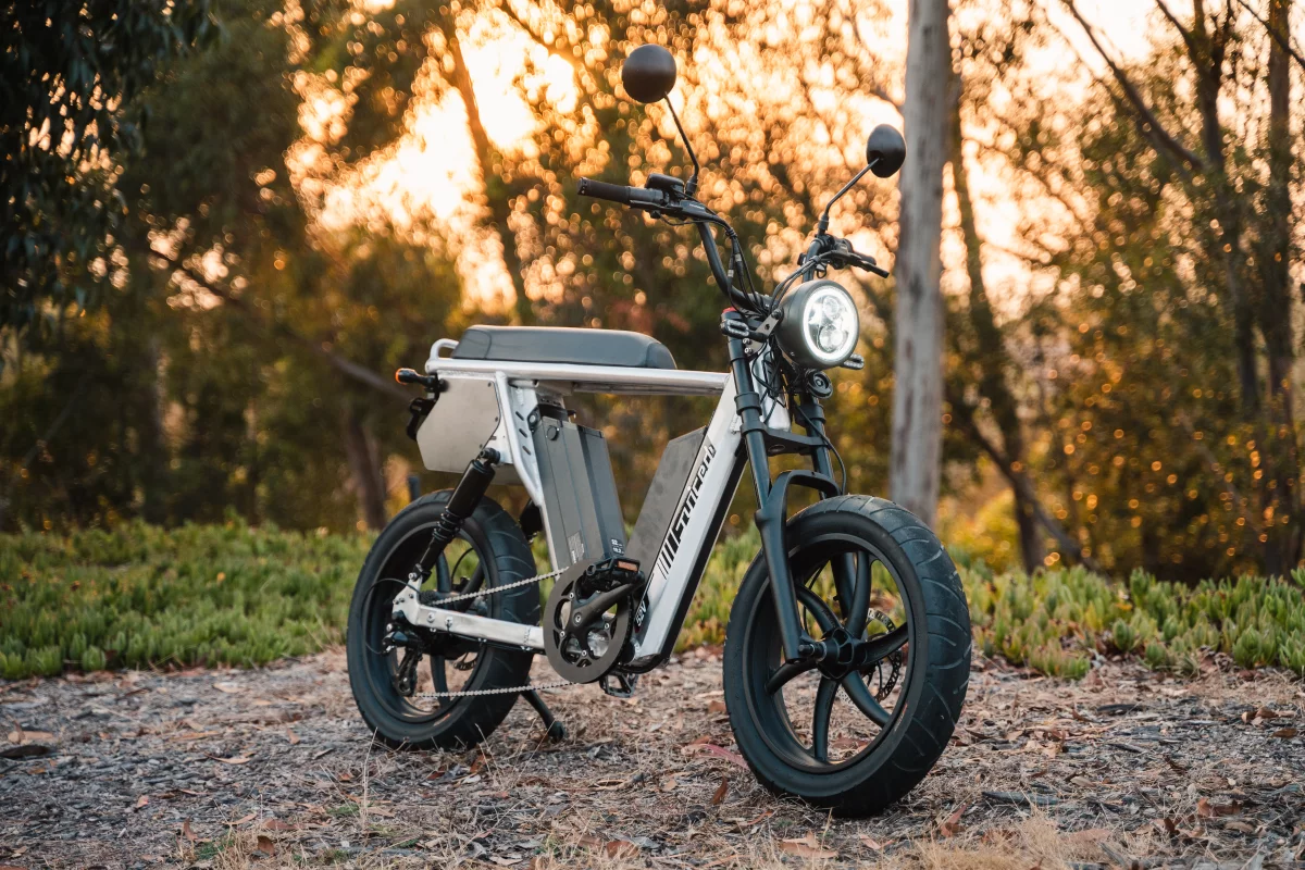 Two giant battery packs give the HyperScrambler 2 twice the range of most long-range ebikes
