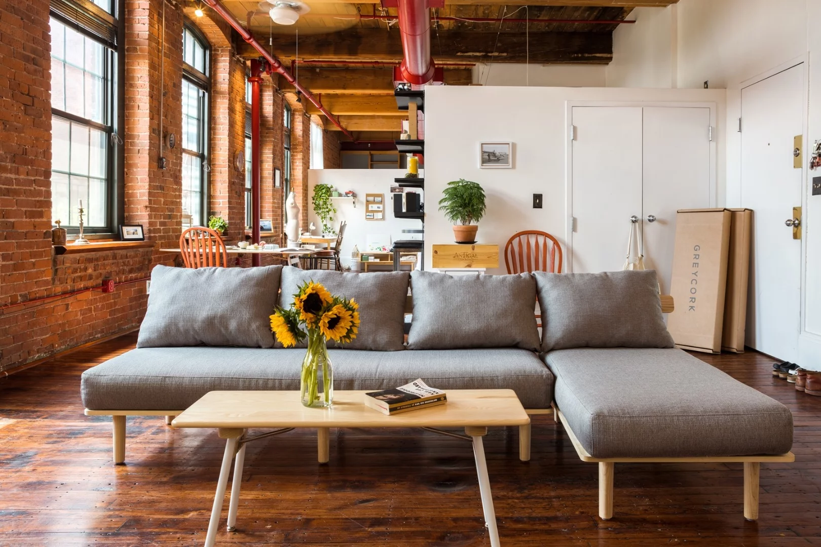 Greycork has created a chaise to accompany its sofa