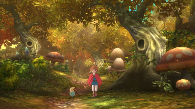 Magical woods and many other locales are beautifully rendered
