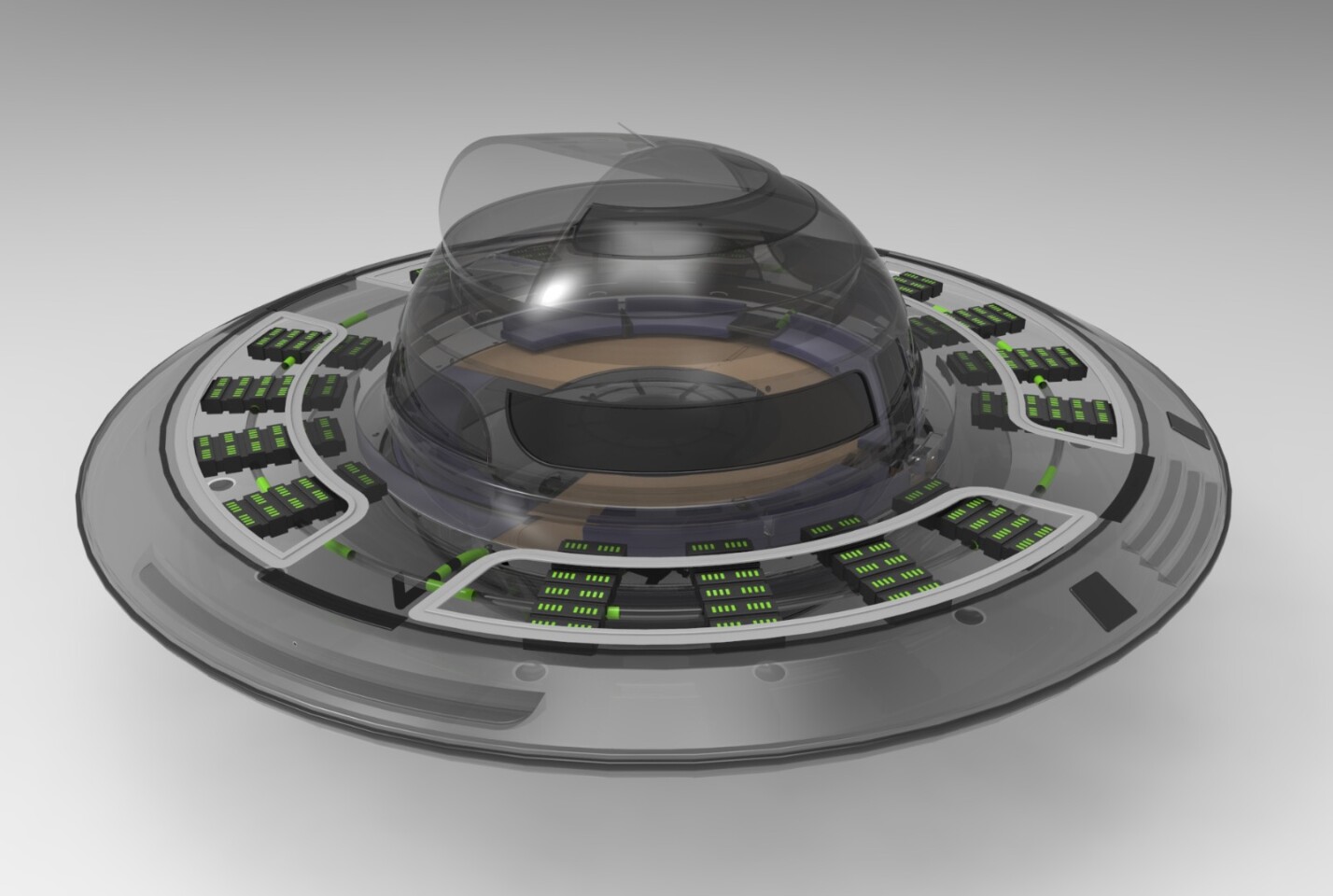 Floating UFO expected to make sea landing in 2018