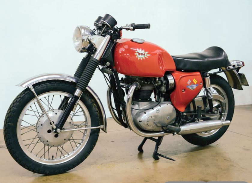 This 1967 BSA A65SA Spitfire Mk III fetched €12,870 ($13,650) at the RM-Sotheby's DueMile Route auction in Milan on 25-27 November, 2016