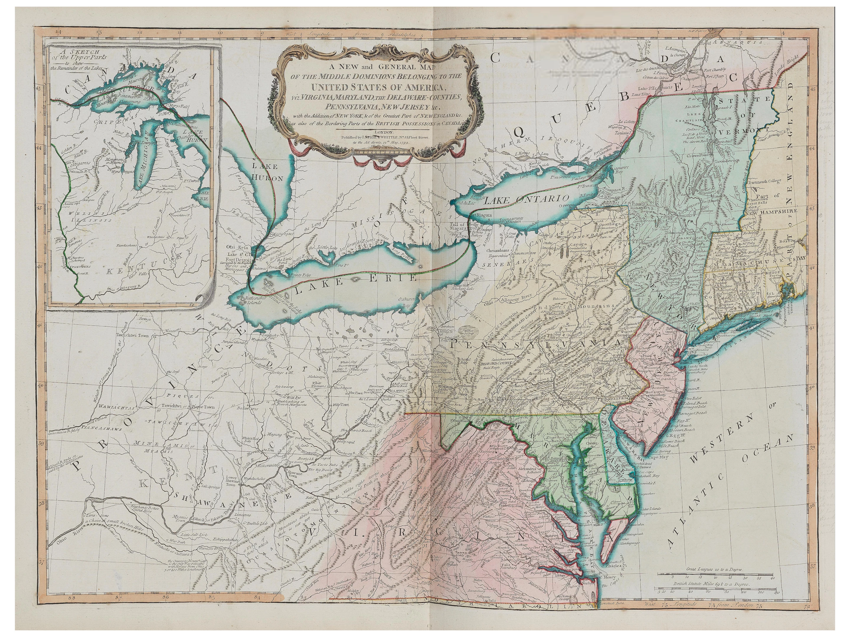 A New and Elegant Imperial Sheet Atlas, Comprehending General and Particular Maps of Every Part of the World, Laurie & Whittle, 1797 | Sold for: $15,779 by Bonhams on August 19, 2020