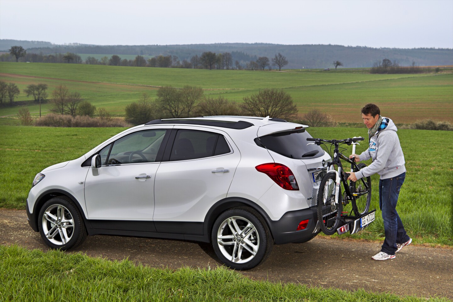 Opel Mokka Suv Integrates Bike Rack Into The Bumper