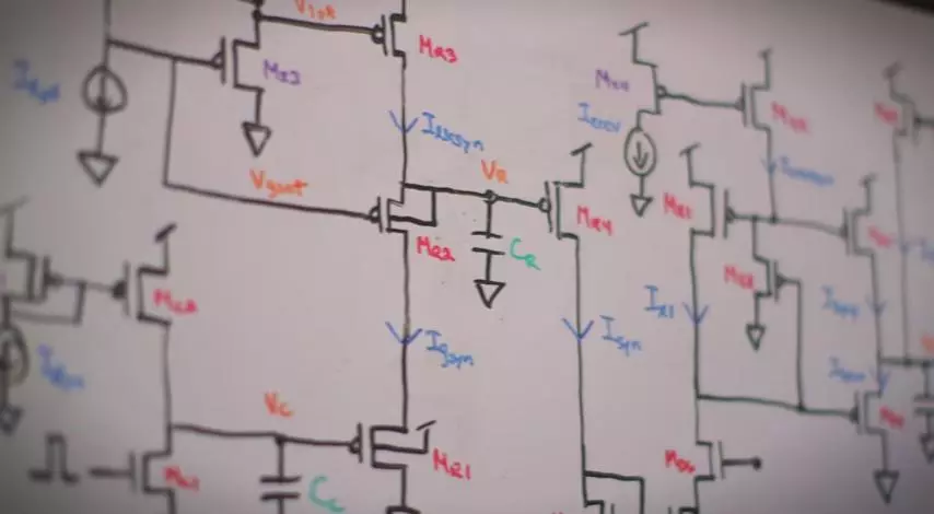 Neurogrid treats all signals as analog, leading to massive power savings (Image: Stanford University)
