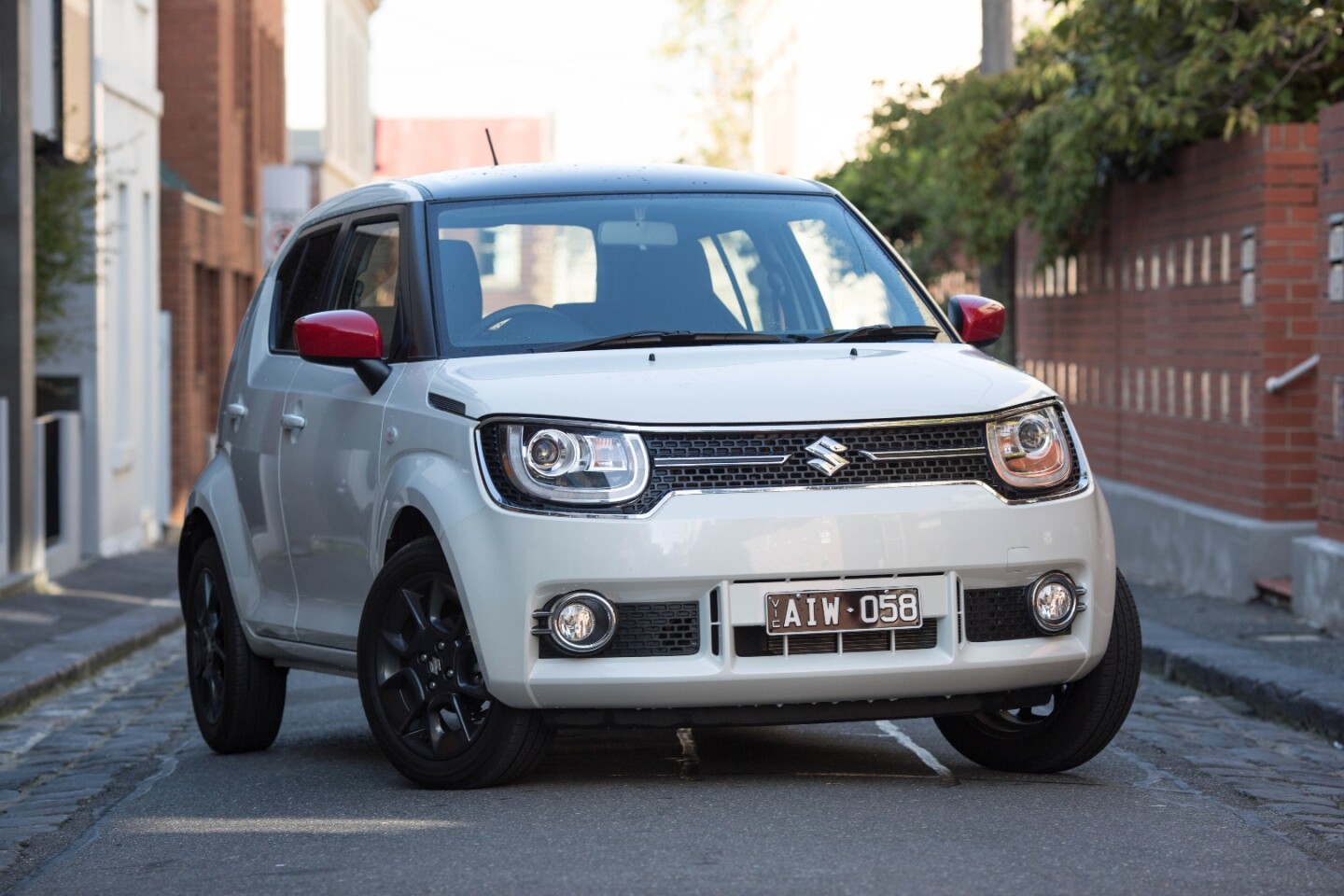 The funky Suzuki Ignis from the outside
