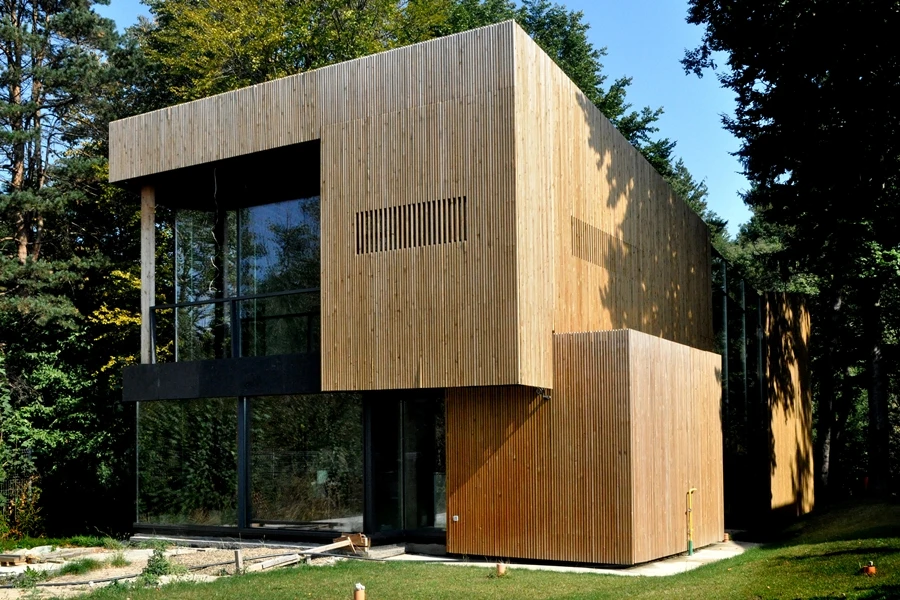 The completed Passive House Che