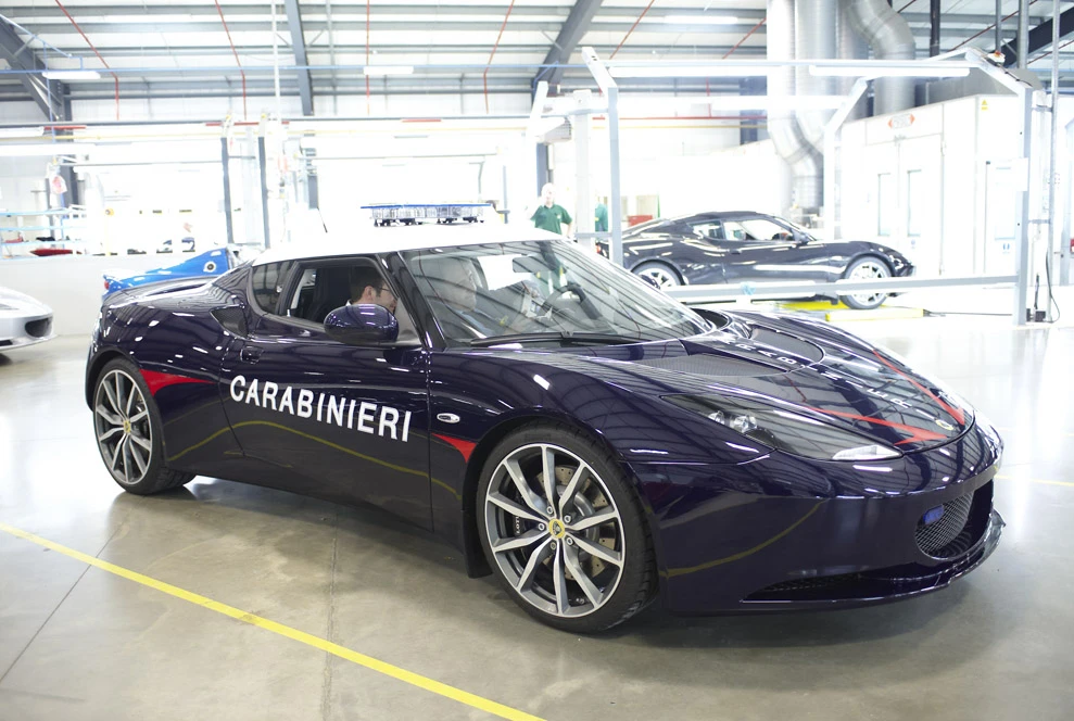 Lotus Evora Carabinieri (Photo: Lotus)