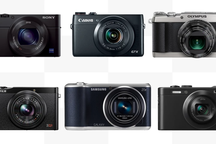 Gizmag compares the feature and specifications of some of the best small compact cameras on the market