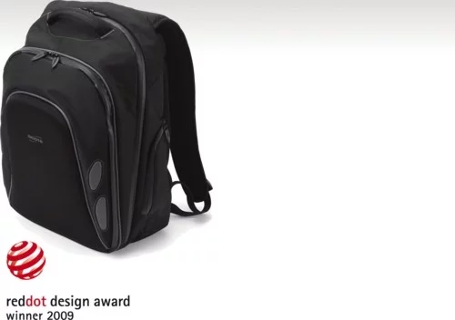 The BacPac Control notebook bag from Dicota has an iPod controller integrated into the shoulder strap