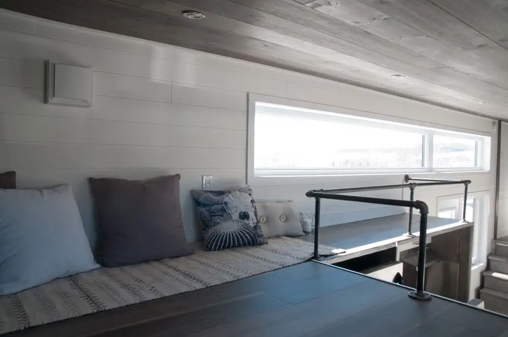 The Sakura's bedroom is pretty spacious for a tiny house