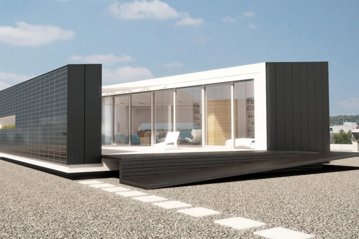 Budapest University students have created an innovative solar-powered prefab home for the 2012 European Solar Decathlon