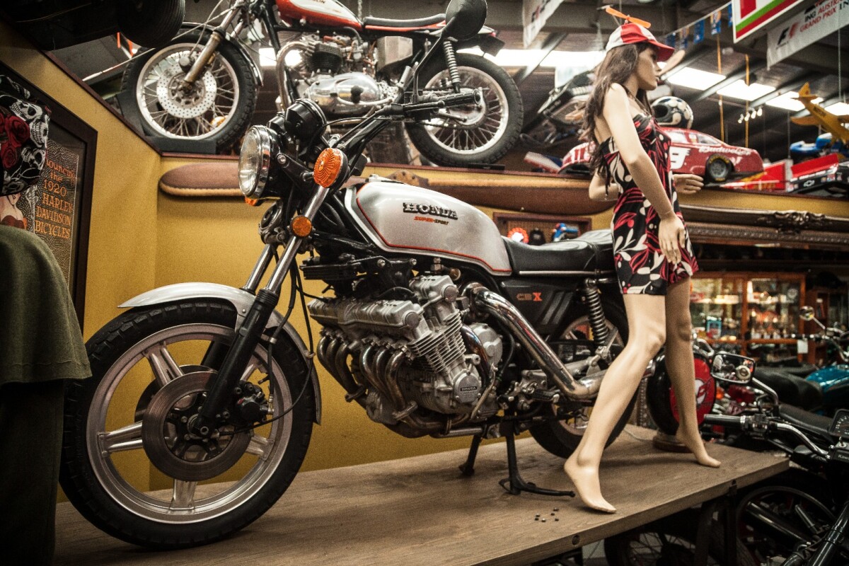 1978 Honda CBX1000 with a dealer-fitted turbo kit - twice the horsepower of the iconic stock machine