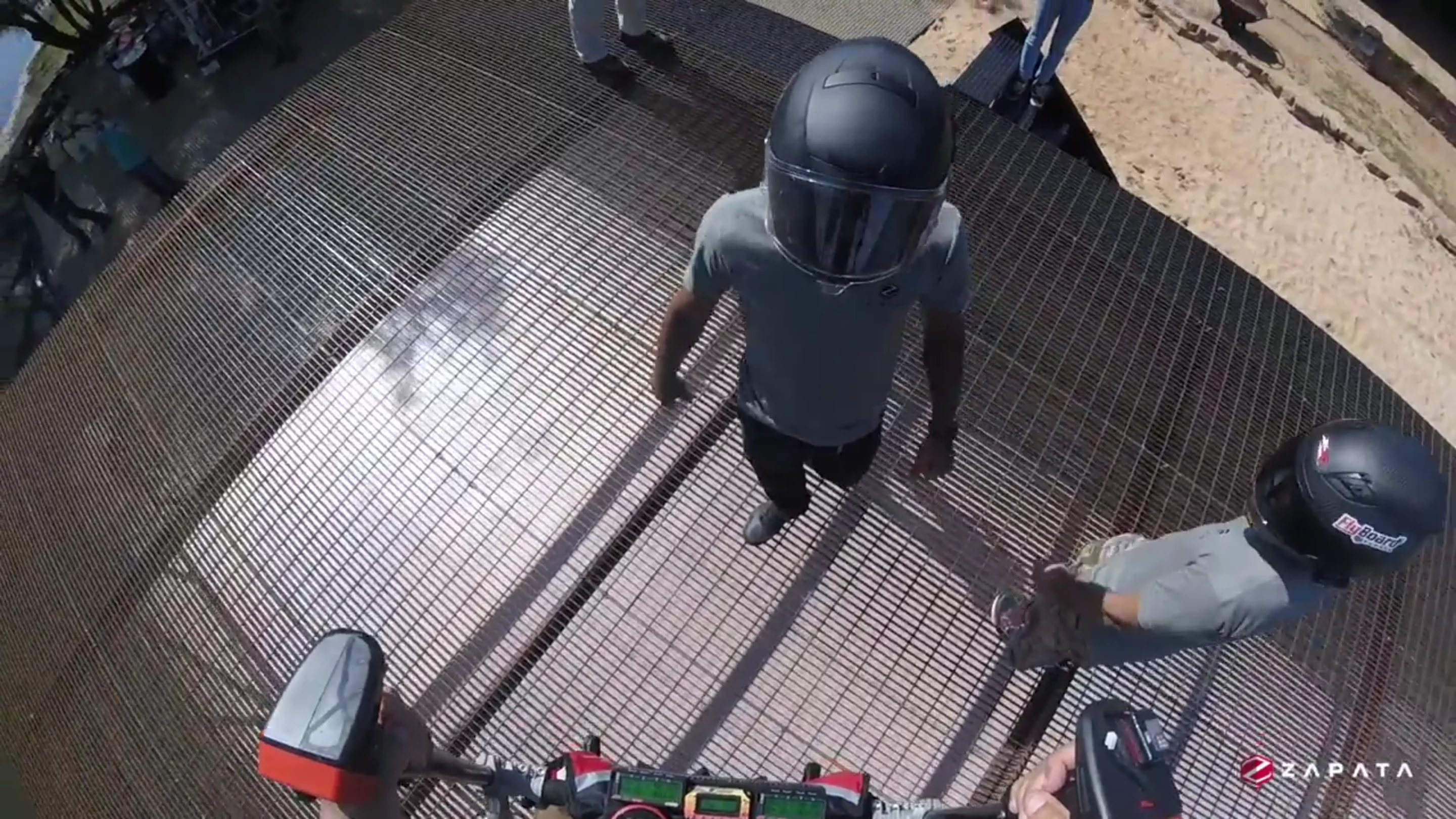 The pilot's view of the Zapata Ezfly