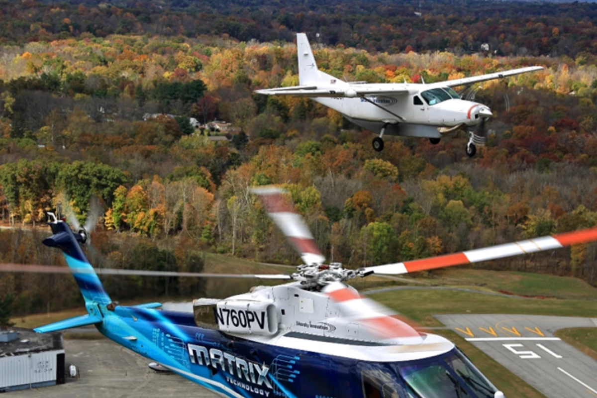 A Sikorsky S-76 helicopter being flown using ALIAS