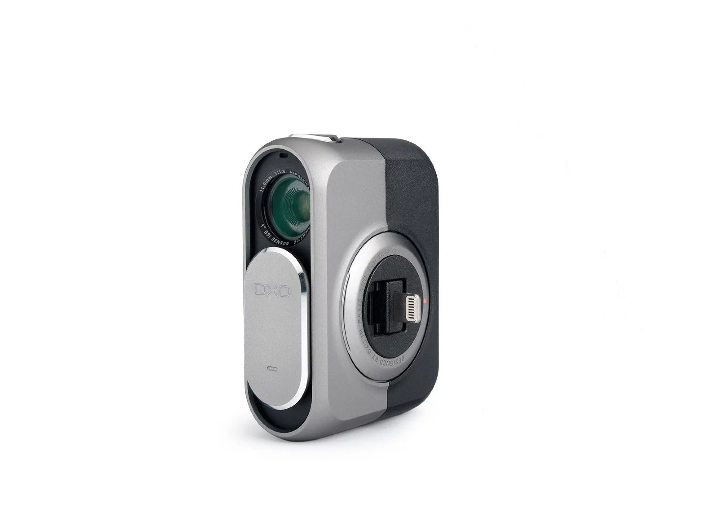 A front view of the DxO One