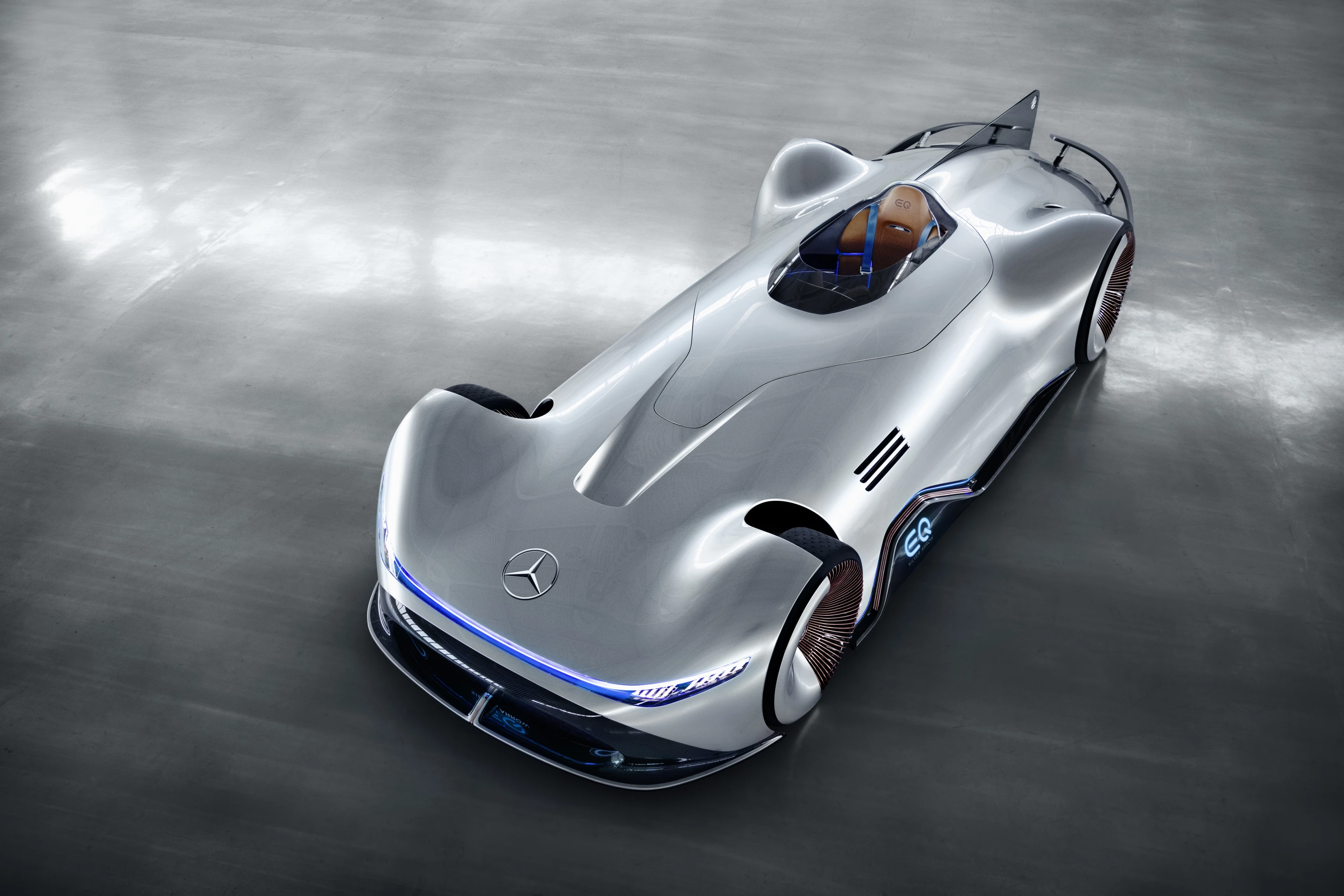 A look at the single seater Vision EQ Silver Arrow concept