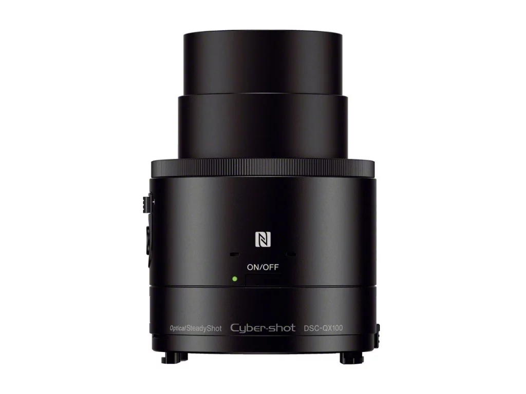 A side view of the QX100