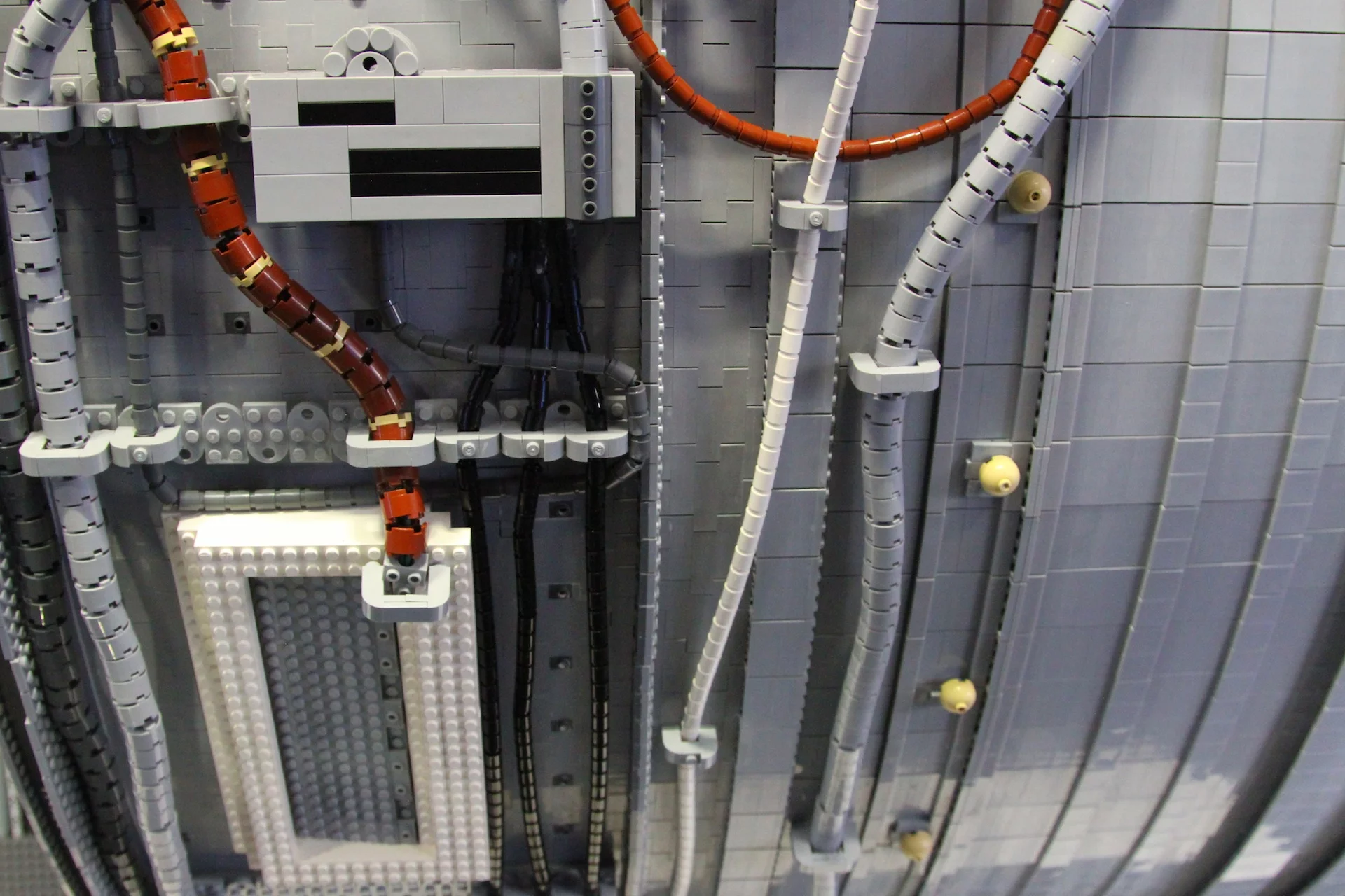 The LEGO engine is a half-size replica (complete with moving parts) of the Rolls-Royce Trent 1000 turbofan jet engine (Photo: Gizmag)