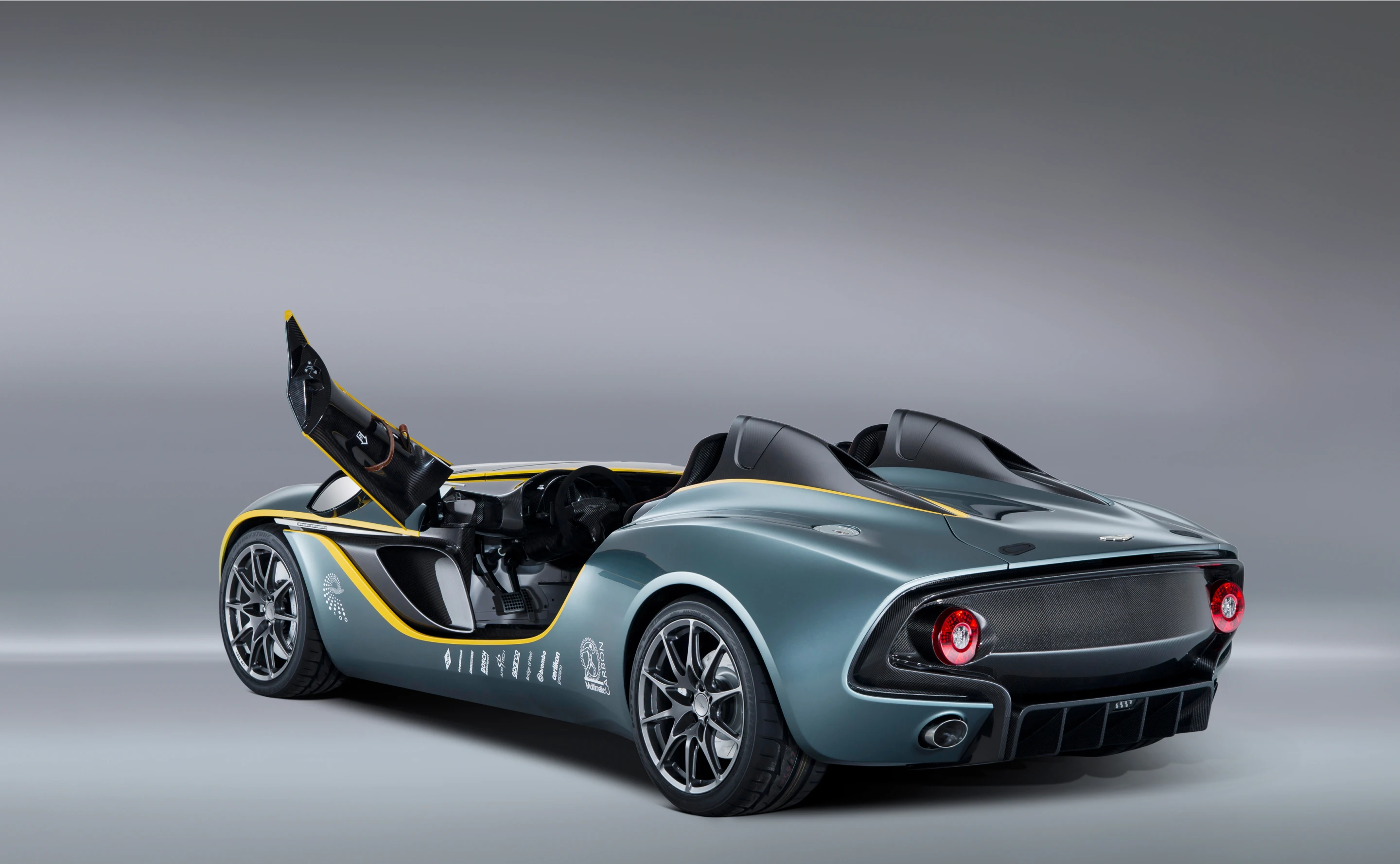 CC100's half-doors open up and out at a 45 degree angle
