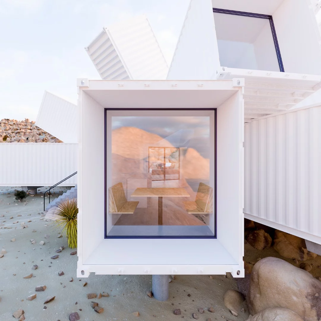 The Joshua Tree Residence's dining area