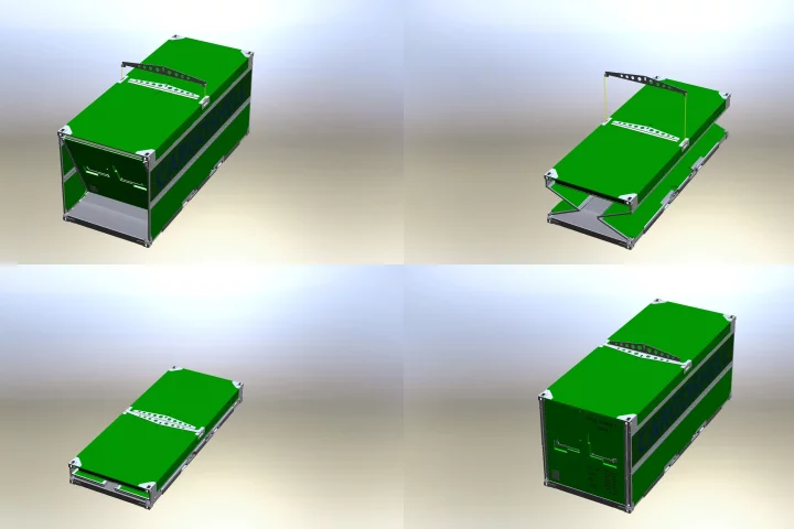 The Cargoshell collapsible shipping container concept