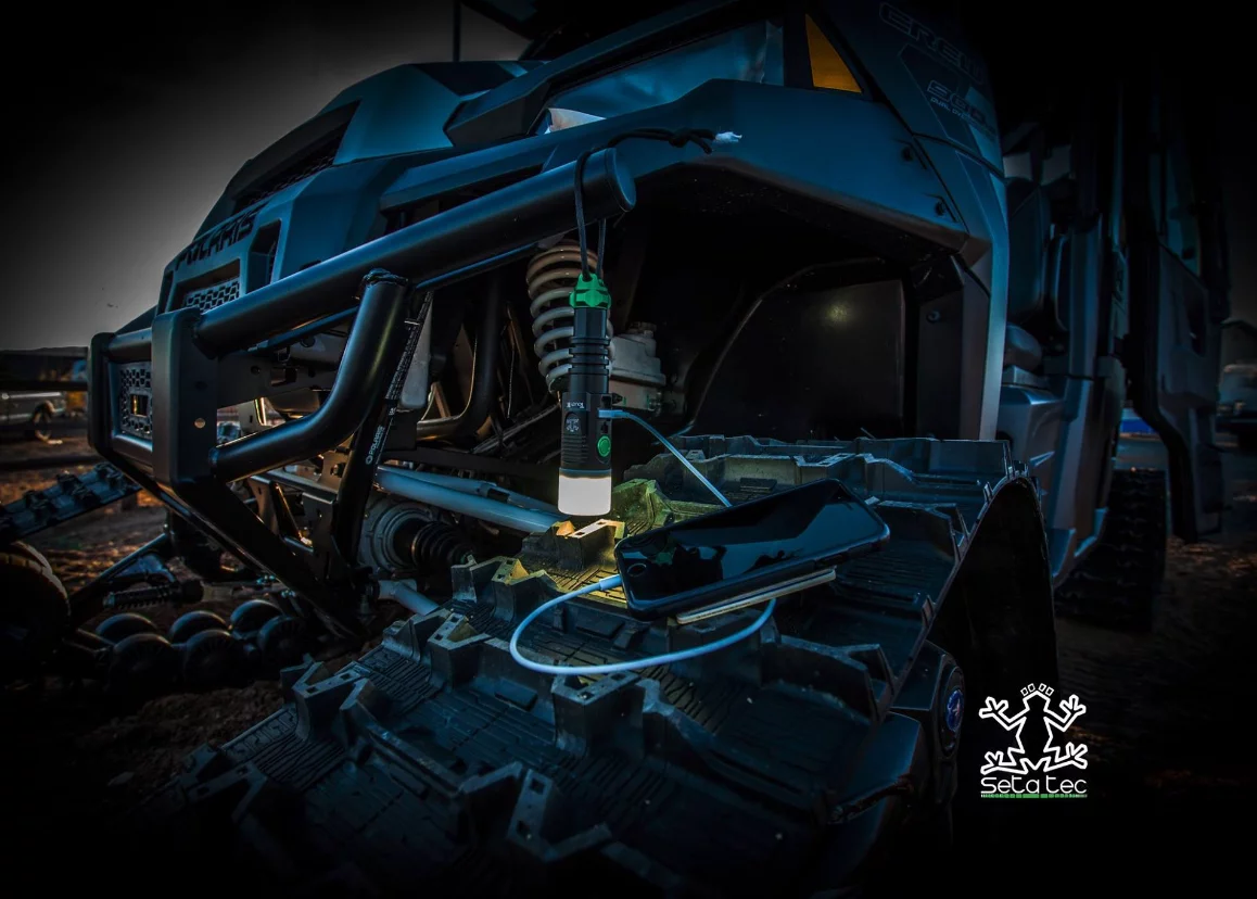 Pop the diffuser cap on and flashlight becomes small, handheld lantern