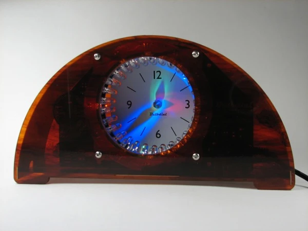 The Bulbdial Clock - an electronic take on an ancient timepiece.