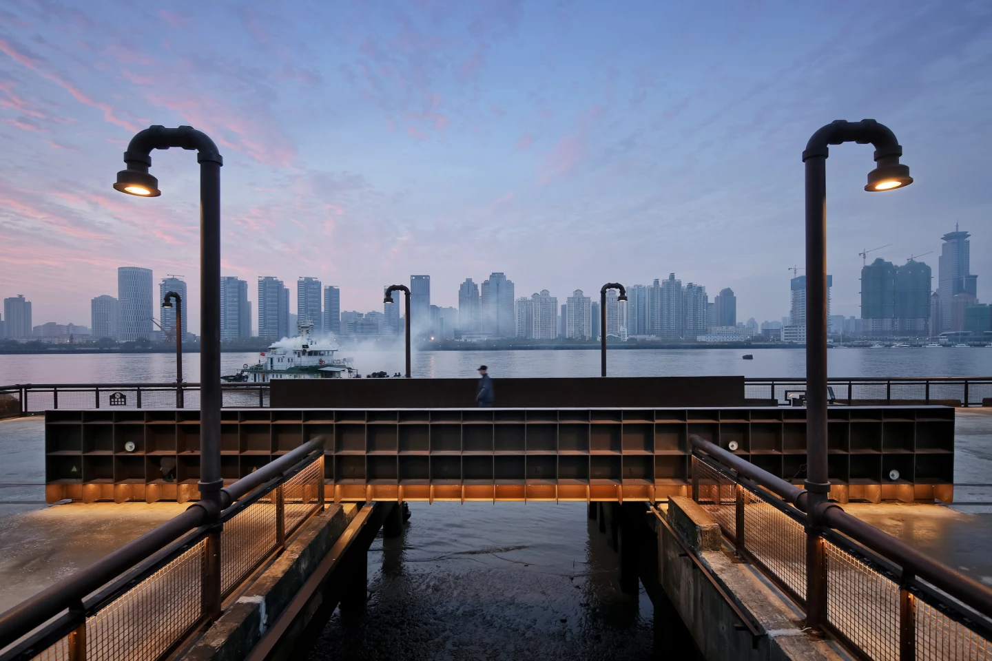 Demonstration Section of Yangpu Riverside Public Space, by Original Design Studio, was declared the Landscape of the Year winner for its regeneration of Shanghai's waterfront