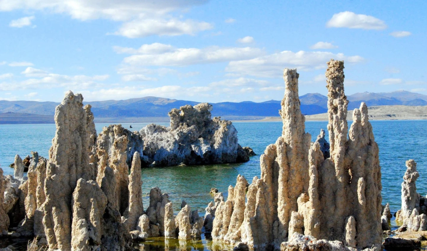 Mono Lake, California is similar to some environments in the Solar System where life may exist