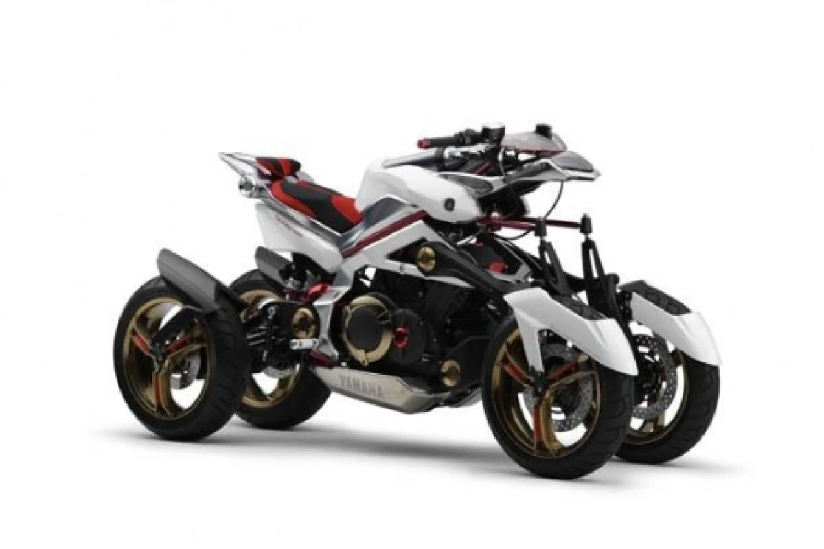 Yamaha Tesseract hybrid four-wheeled motorcycle