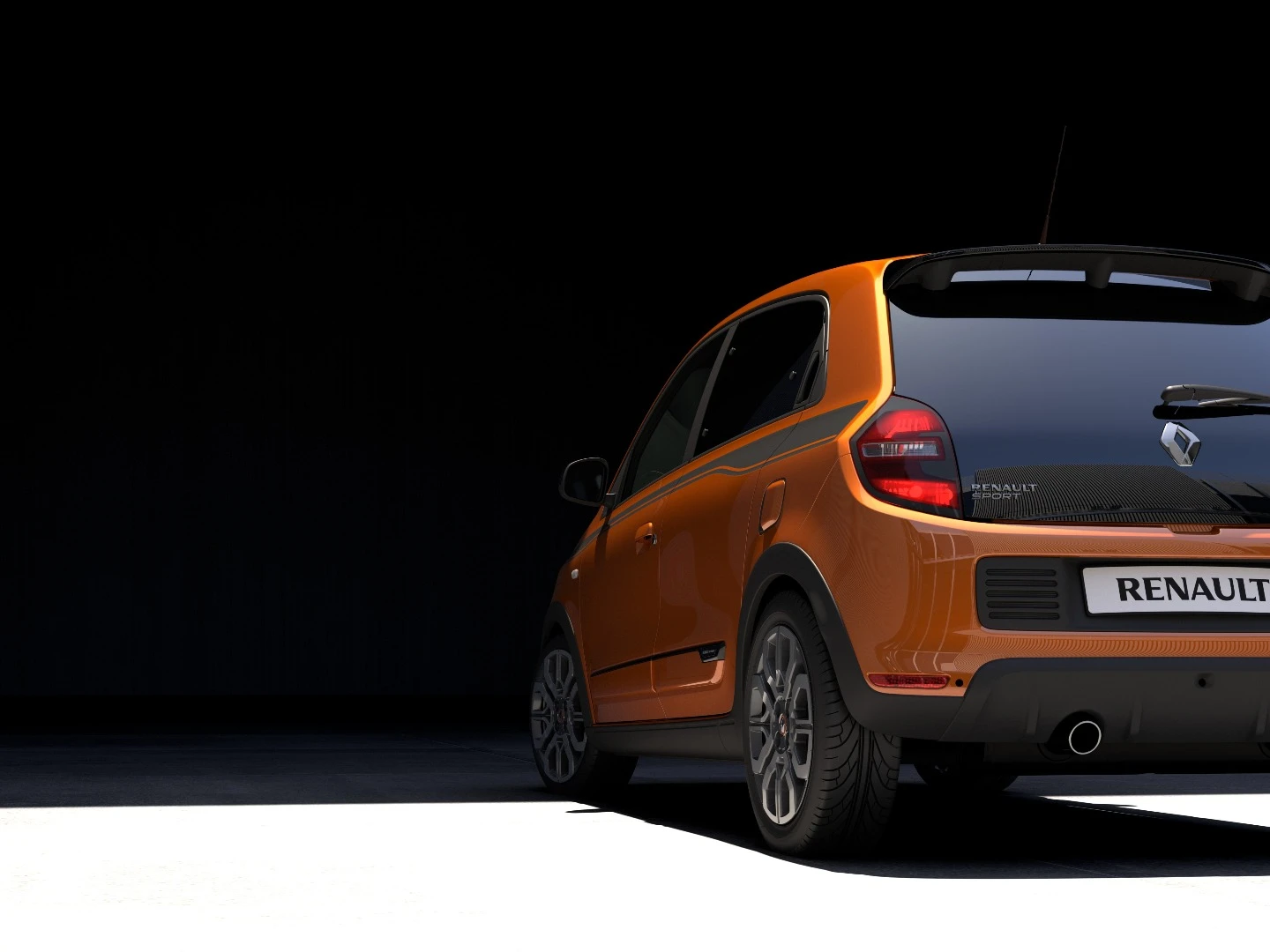 The Twingo GT is still a small, tall car, but it's got a bit more presence about it than most little hatchbacks