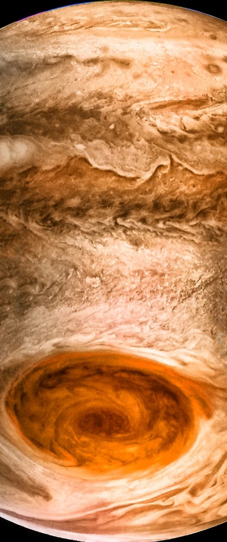 Jupiter Vertorama with Great Red Spot
