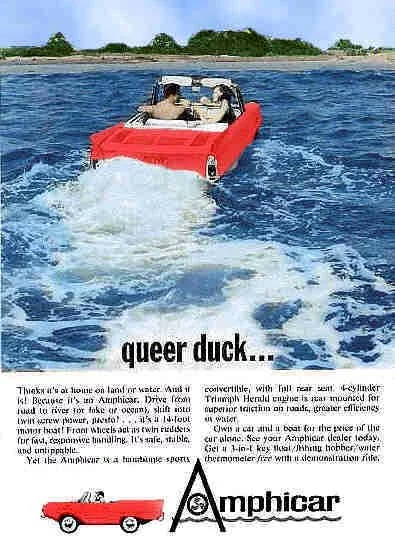 Historical Amphicar image from the International Amphicar Owners Club archive.