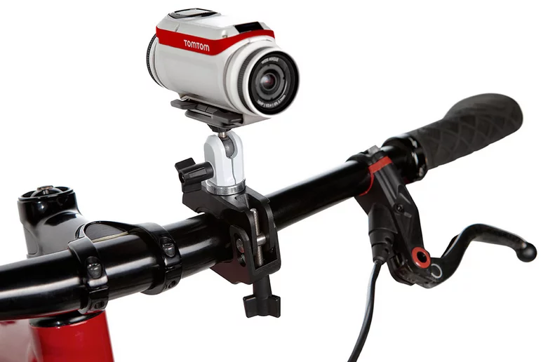 The TomTom Bandit action camera is compatible with a number of action-oriented mounts