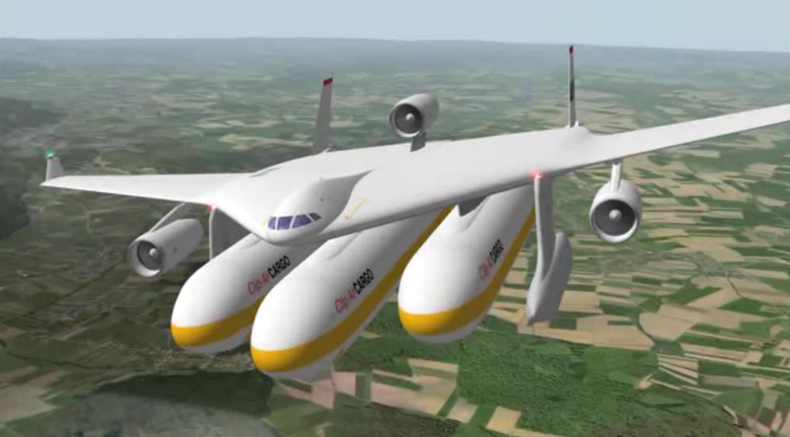 Clip-Air configured for cargo