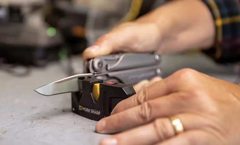 Leatherman's Maintenance Kit includes its Blade Sharpener accessory