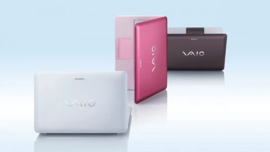 The Sony VAIO W-Series color range