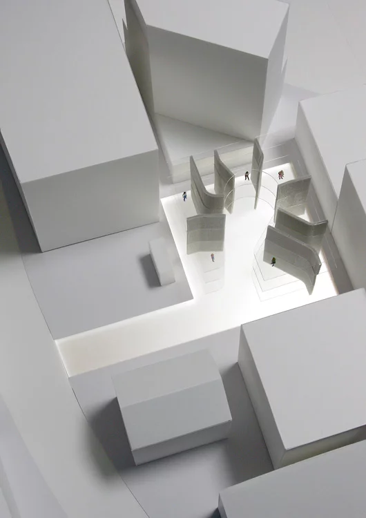 Photography of the apartment interiors reveal incredibly efficient if compact living spaces for one, and the interior layout of the block as a whole is a veritable rabbit warren of a design