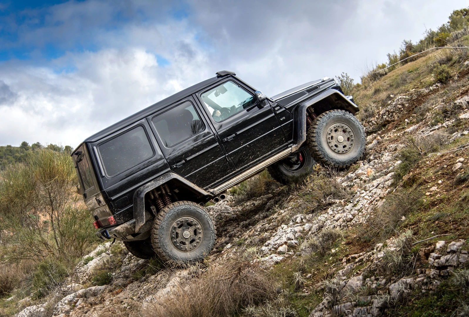 The G500 4x4 is powered by the new 4.0-liter V8 biturbo engine