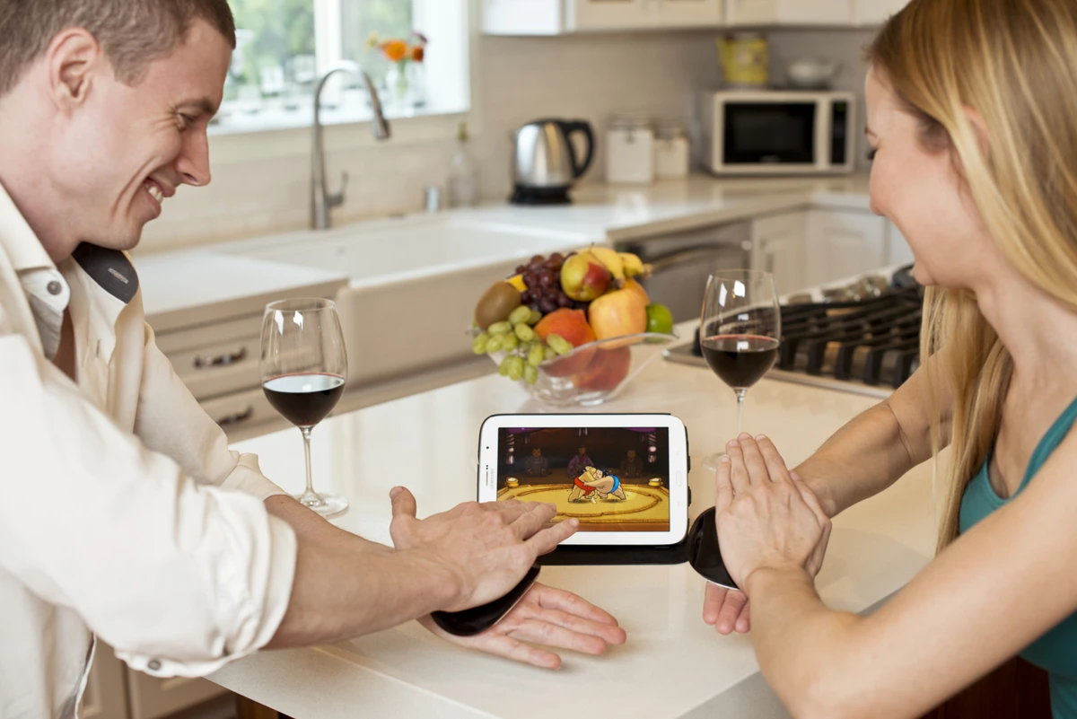 The WellShell 2.0 works with a number of games to make exercise more fun
