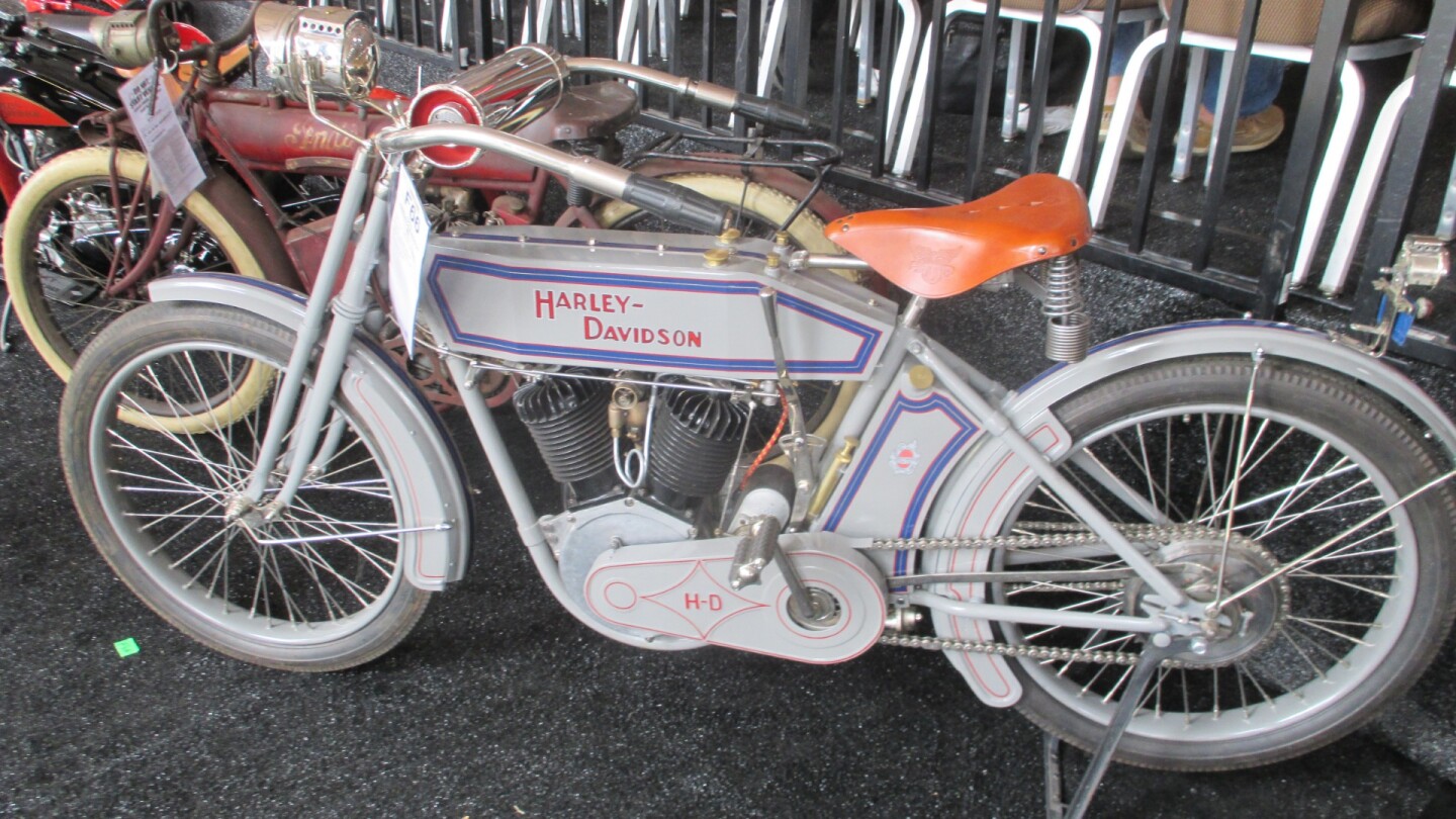1913 Harley-Davidson 9E Price: $82,500 Estimate: $85,000 - $95,000 Auctioneer: Mecum | Lot F66 | Auction Description
