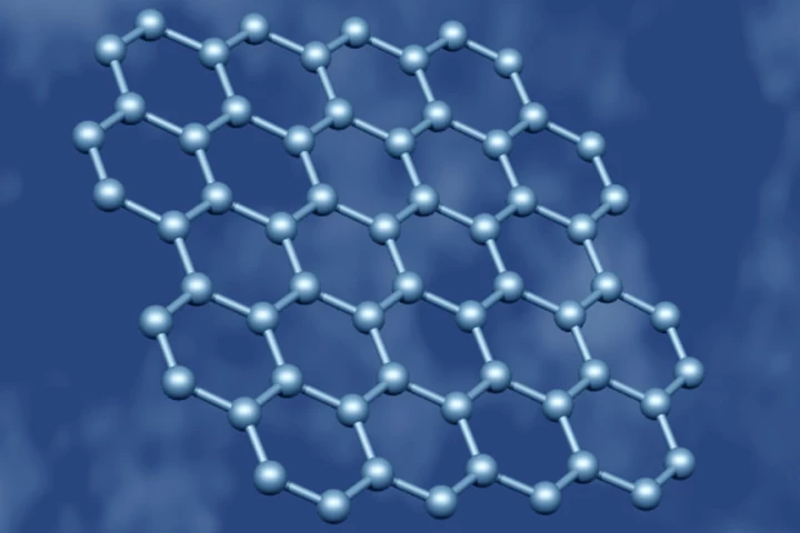 Researchers have sandwiched layers of graphene between layers of boron nitrate to create a graphene "Big Mac" (Image: Chris Ewels)