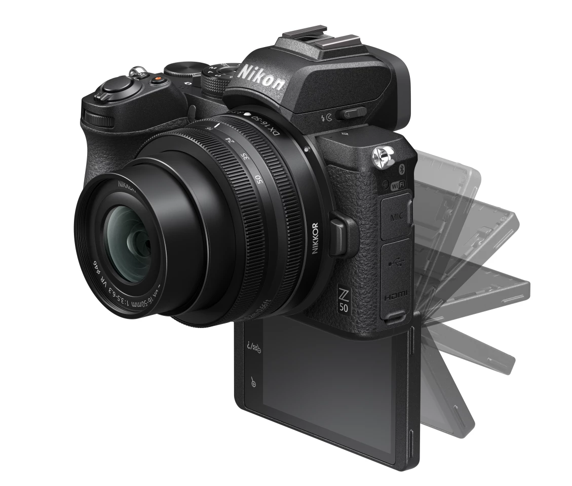 When the rear monitor is flipped down and Selfie Mode engaged, all non-essential controls are automatically disabled