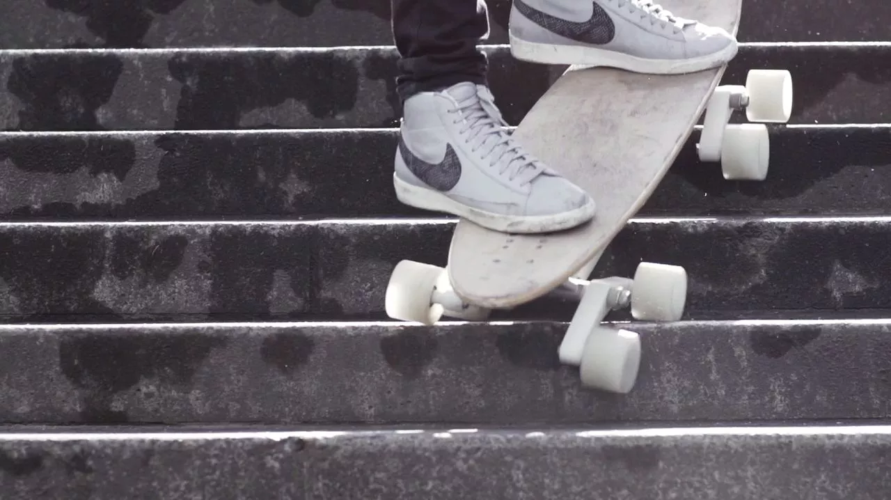 The Stair-Rover descending a set of steps