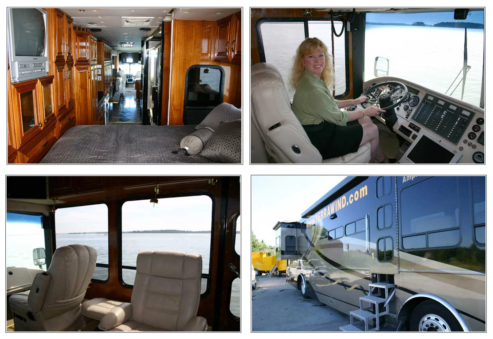 The Terra Wind is fully road capable too, happy to cruise at 80 mph on the freeway at the same time as crusiing waterways, lakes and seven knots (8 mph) on the water.