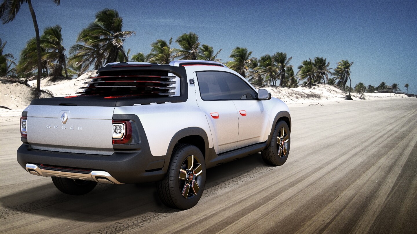 Renault Transforms The Duster Suv Into A Sporty Pickup Concept