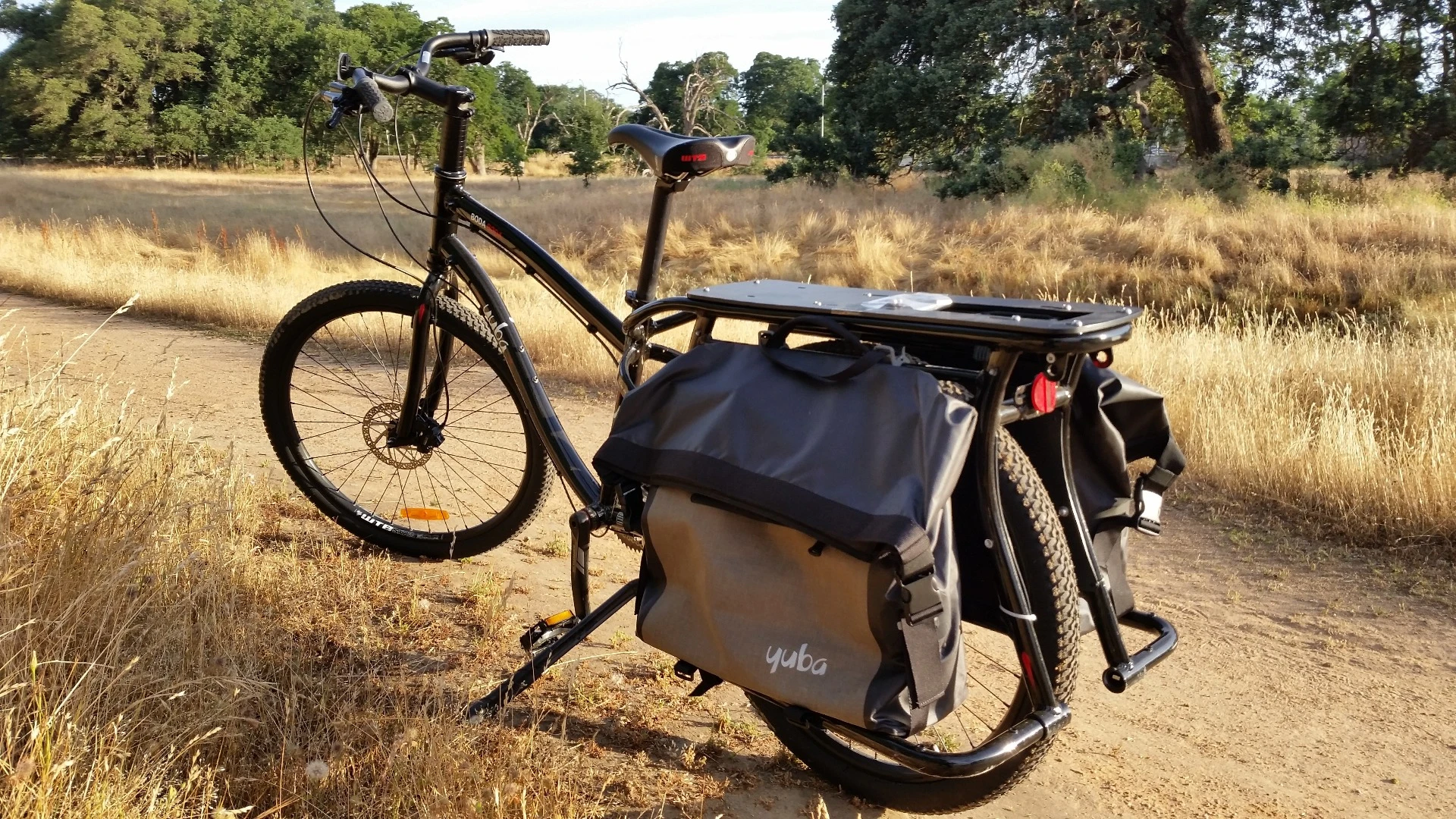Even carrying a load, the All-Terrain is comfortable on most surfaces