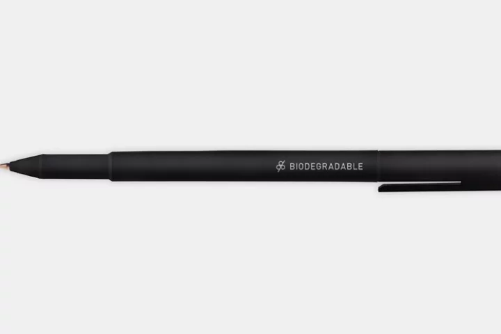 The DBA pen looks good and writes well, and is also the world's only 98% biodegradable pen