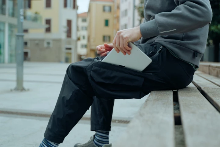 Caligo adventure pants have pockets big enough to stow even the mightiest of tablets