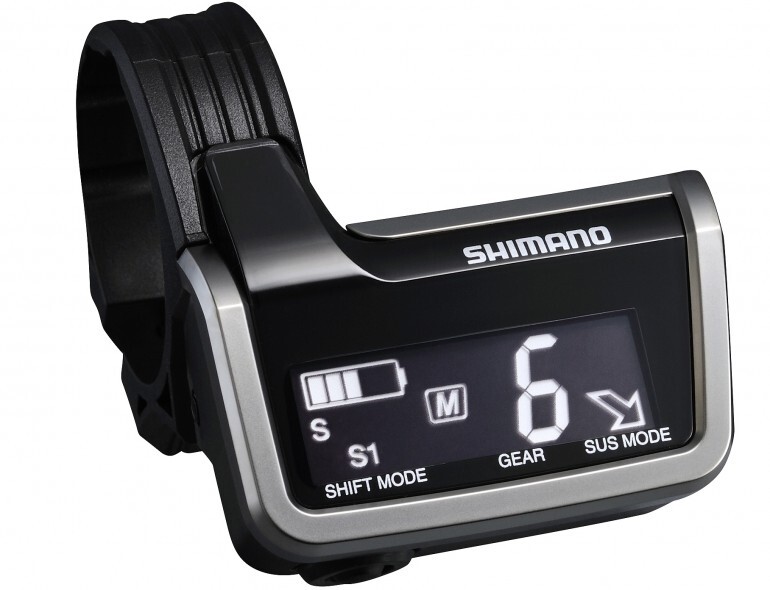 One of Shimano's XTR Di2 electronic shifters